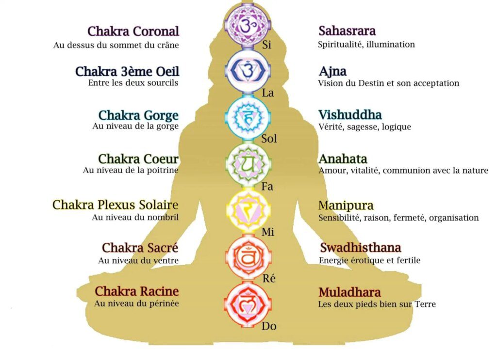 Découvrez comment l'énergie se déplace à travers les chakras Découvrez comment l'énergie se déplace à travers les chakras