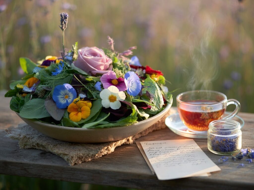 Soutenir sa santé mentale grâce aux fleurs comestibles dans son alimentation quotidienne
