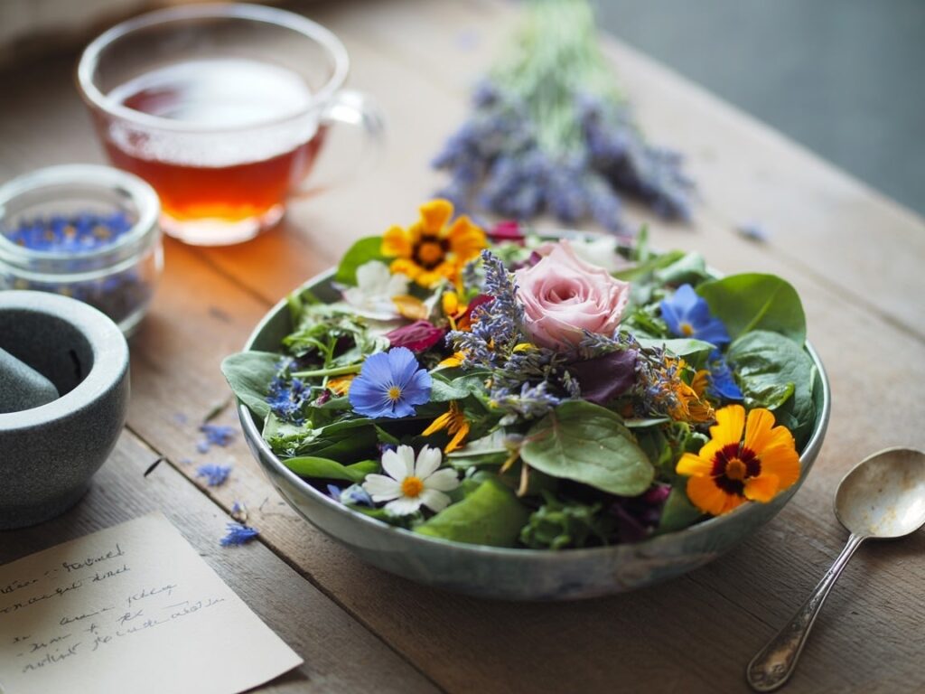 Soutenir sa santé mentale grâce aux fleurs comestibles dans son alimentation quotidienne