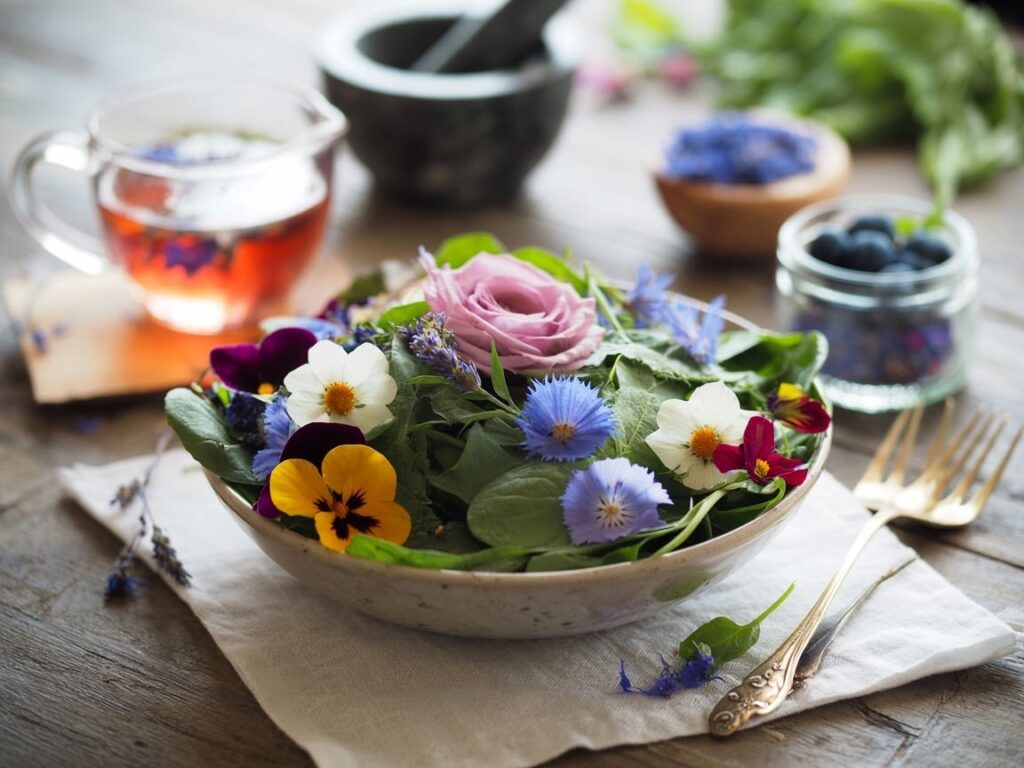 Soutenir sa santé mentale grâce aux fleurs comestibles dans son alimentation quotidienne