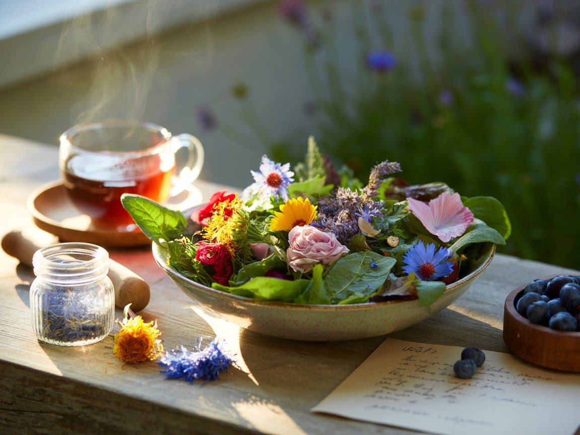 Soutenir sa santé mentale grâce aux fleurs comestibles dans son alimentation quotidienne