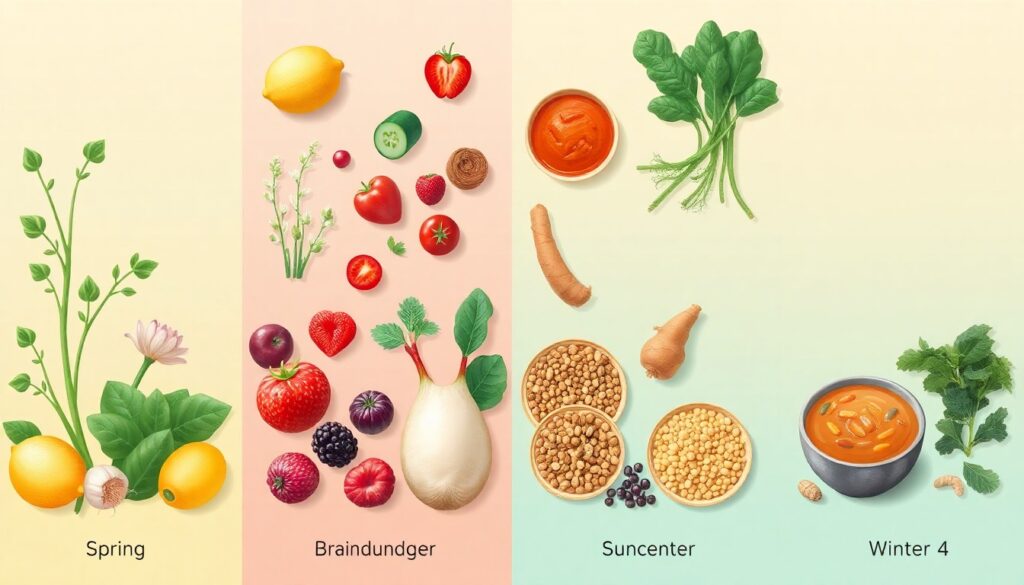 Nutrition énergétique : comment adapter son alimentation aux saisons pour rester en forme