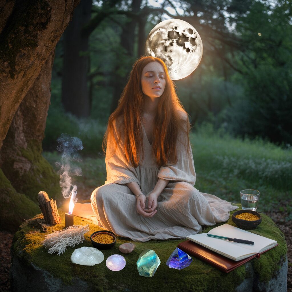 Rituels lunaires et énergie féminine : créer une routine harmonieuse adaptée à chaque cycle lunaire