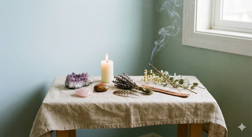 Créer un autel énergétique minimaliste chez soi : guide pas à pas