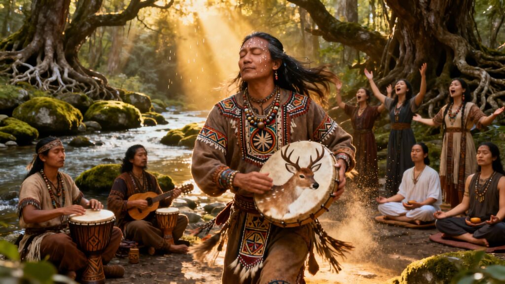Le rôle des rituels chamaniques dans la gestion du stress moderne