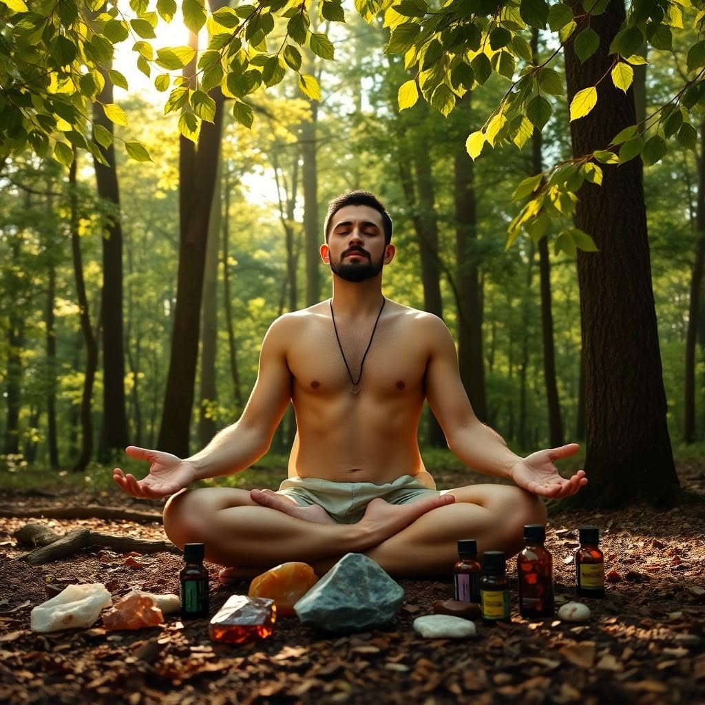 Énergie masculine sacrée : rituels naturels pour renforcer confiance et ancrage intérieur