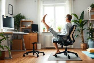 Pratiquer le yoga énergétique sur chaise : solutions accessibles en télétravail prolongé